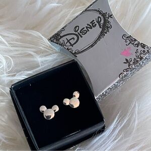 Disney Silver Mickey Mouse Stud Earrings